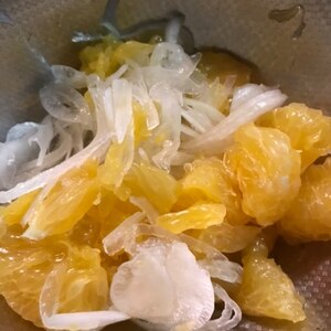 甘夏と新玉ねぎのハチミツレモンマリネ‼